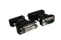 Preview: DINIC Monitor Adapter VGA Stecker auf DVI-I Buchse schwarz